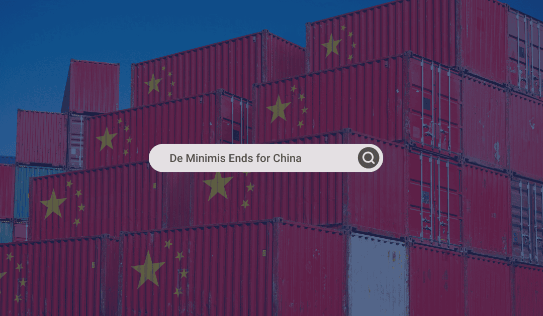 U.S. De Minimis Ends Friday, May 2, for Chinese-Made Goods: What’s Next for Ecommerce Brands?