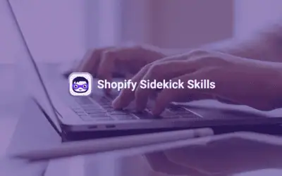 Two Shopify Sidekick Skills To Save You Time